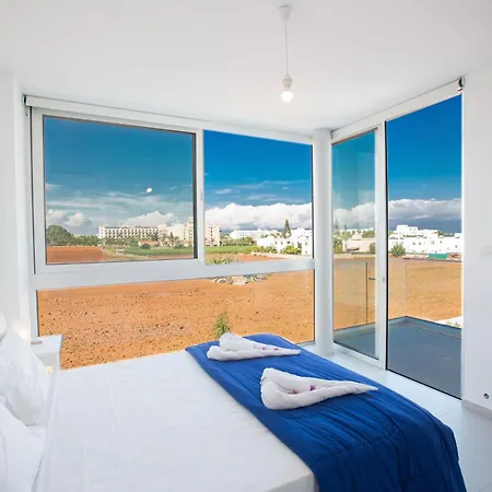 3 Schlafzimmer Mit Pool, Dachgarten, Meerblick Vakantiehuis Protaras